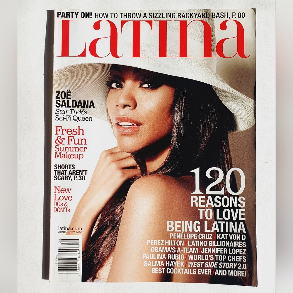 Latina Magazine June July, 2009 - Zoë Saldana